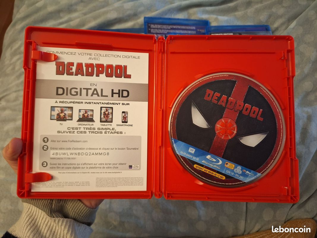 Blu-ray Super-héros — Deadpool, Bumblebee, Avengers IW, Batman v Superman (Ultimate), Captain America Civil War (image 3)