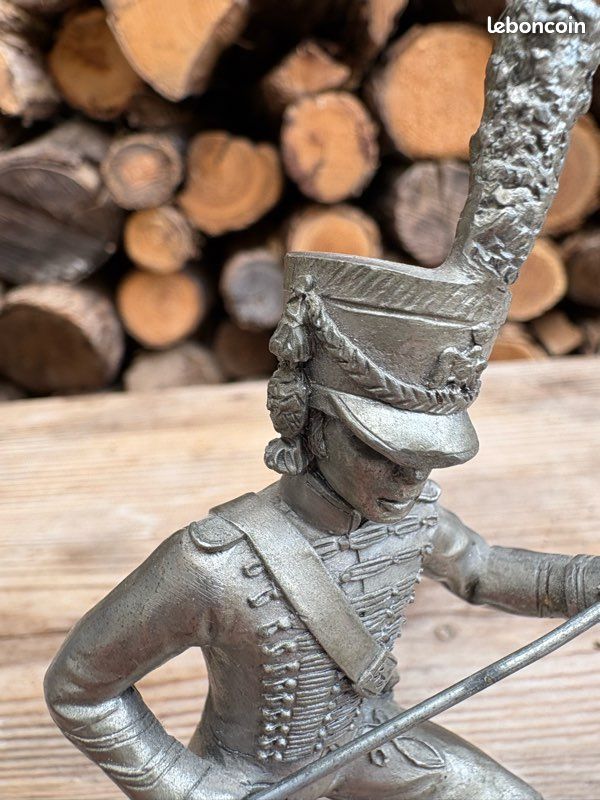 Figurine Édouard Le Prince Noir - 54mm - Étain Peint - Niveau Musée - Andrea Miniatures