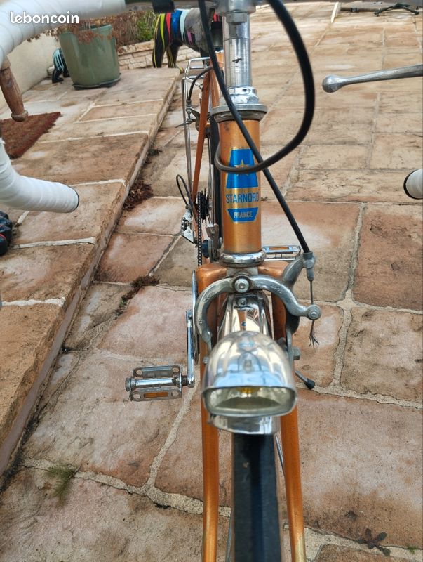 Cadre Vélo Starnord Vintage 1970 – France, Acier Vert, 58cm, Fourche Incluse