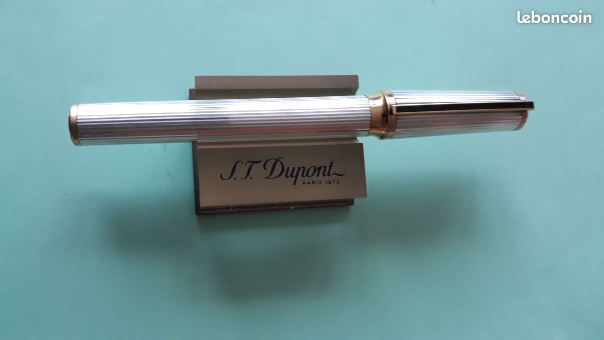 Stylo Plume S.T. Dupont Montparnasse XL Chairman - Plume En Or Massif 18 Carats - Occasion