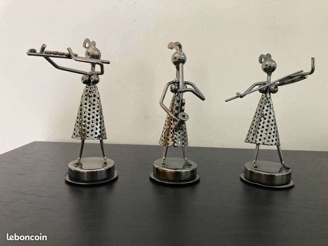 Figurines Musiciens en acier (image 3)