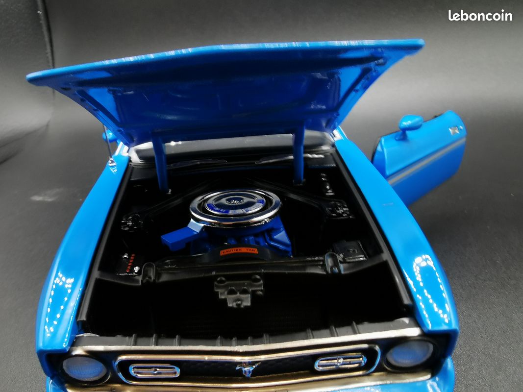 1969 69 FORD MUSTANG Boss 429 Fastback 1/64 Miniature de Collection Voiture EUR 13,18 - FR