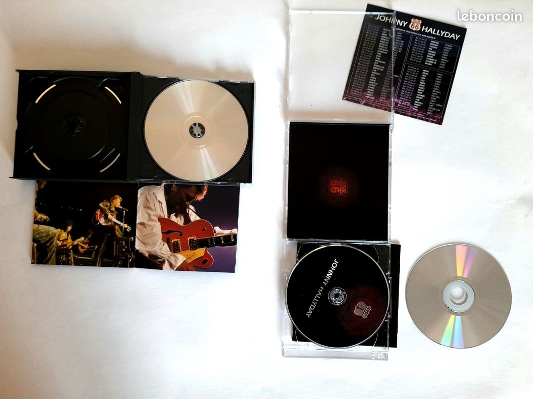 Exc état Lot 2 coffrets X 2 cd originaux JOHNNY HALLYDAY EN PUBLIC BERCY 1992 ET STADE DE FRANCE 2009 EN PUBLIC (image 4)