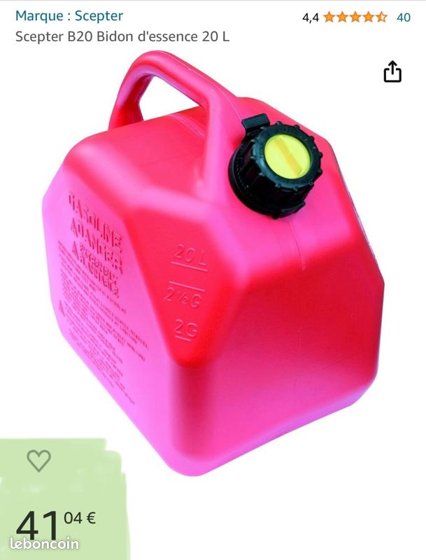 Bidon à carburant diésel 20 L - Canac