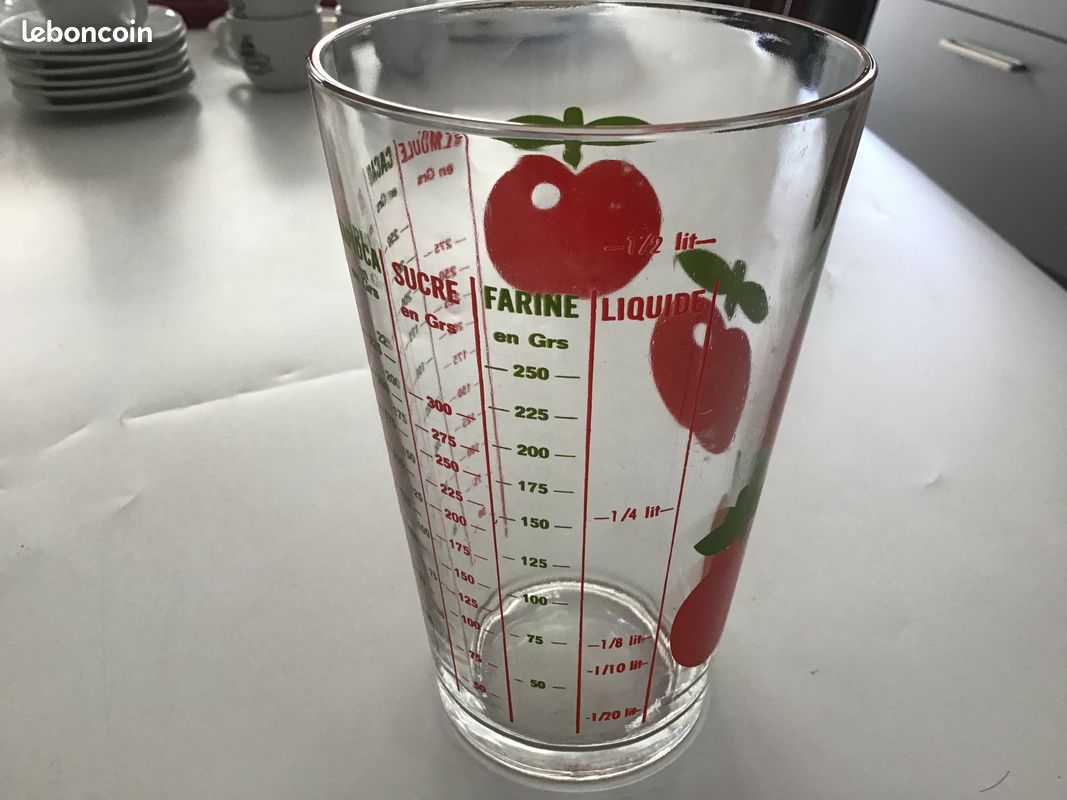 Verre doseur vintage Henkel Pomme (image 4)