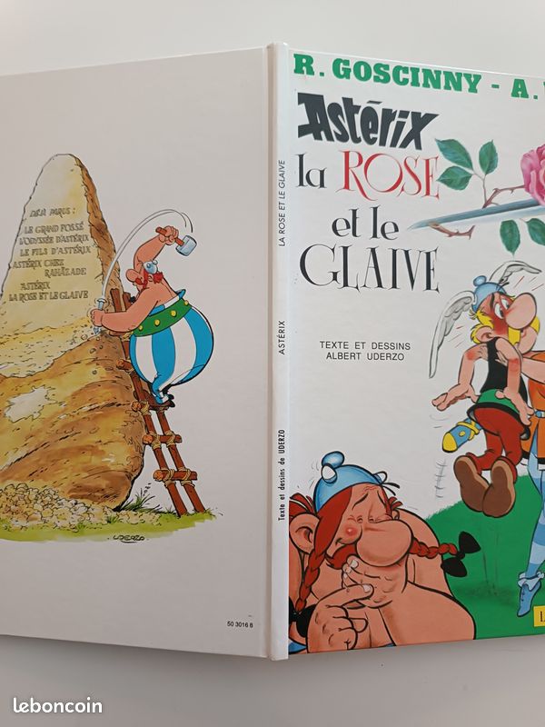 Asterix "la rose et le glaive" EO par Goscinny et Uderzo (image 3)