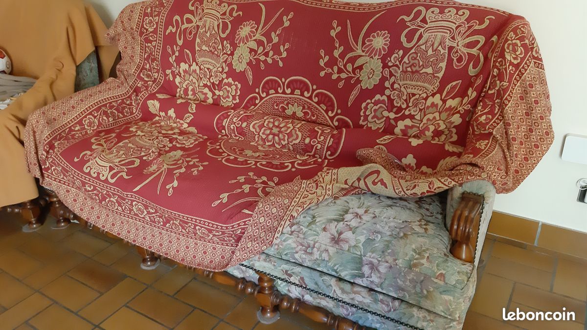 Canapé et 2 fauteuils (image 1)