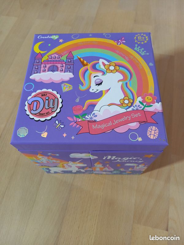 🦄 Coffret à bijoux licorne et kit de création bijoux (image 7)