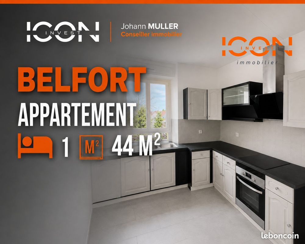 Appartement 2 pièces 44 m² · à Belfort · 44 m² · 54 900 €