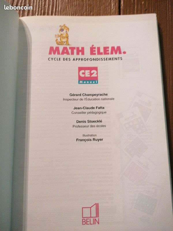 Manuel Math Élémentaire CE2 (image 2)