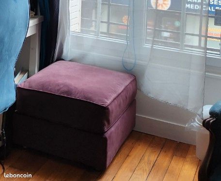 Pouf violet (image 1)