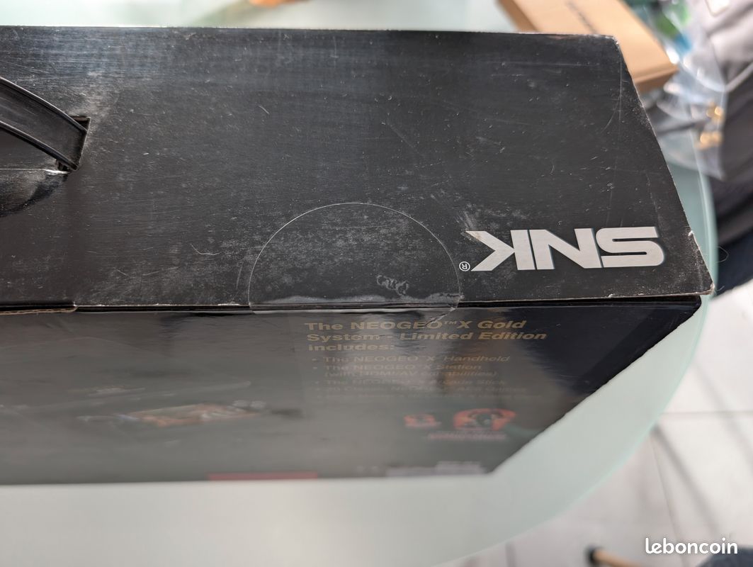 Neo geo X gold Limited Edition SNK console en boite