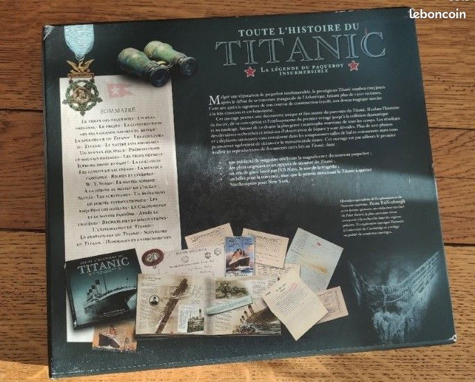 Superbe livre, en coffret collector Titanic, toute l'histoire du Titanic par Beau Riffenburg (image 8)