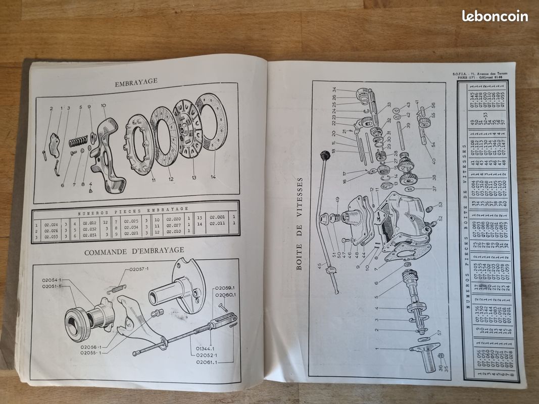 Catalogue de pièces détachées original d'époque CONCESSIONNAIRE JEEP WILLYS OVERLAND SOFIA Importateur distributeur général (image 5)