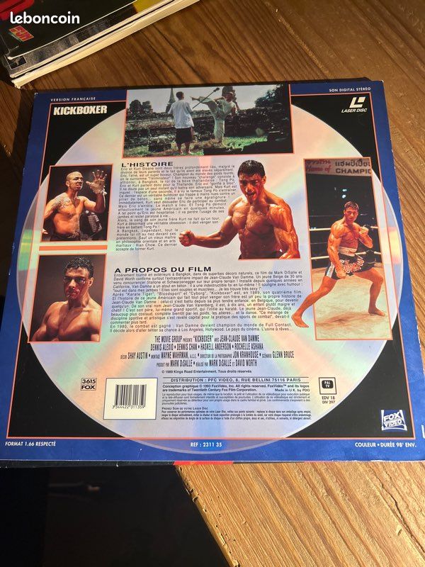 Laserdisc Kickboxer (image 2)