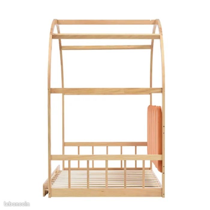 Lit cabane enfant 140x200 cm (image 8)