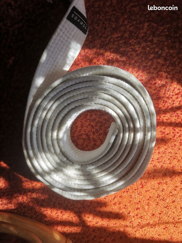 Ceinture judo blanche (image 1)