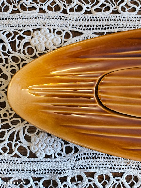 Plat à asperges vintage en céramique (image 3)