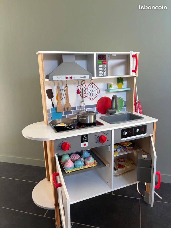 Cuisine bois et marchande Jeux Jouets