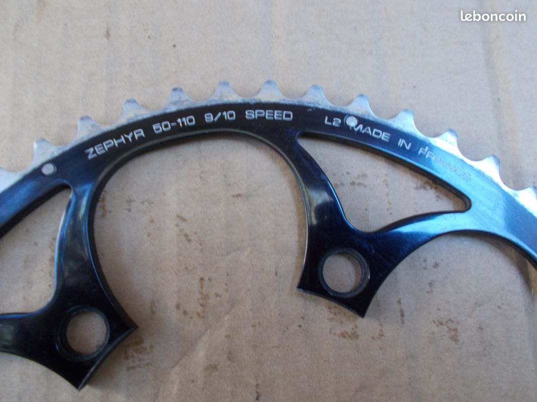 Plateau Spécialités TA Zephyr 39T - 9/10 Vitesses - Argent - Vélo Route - Neuf