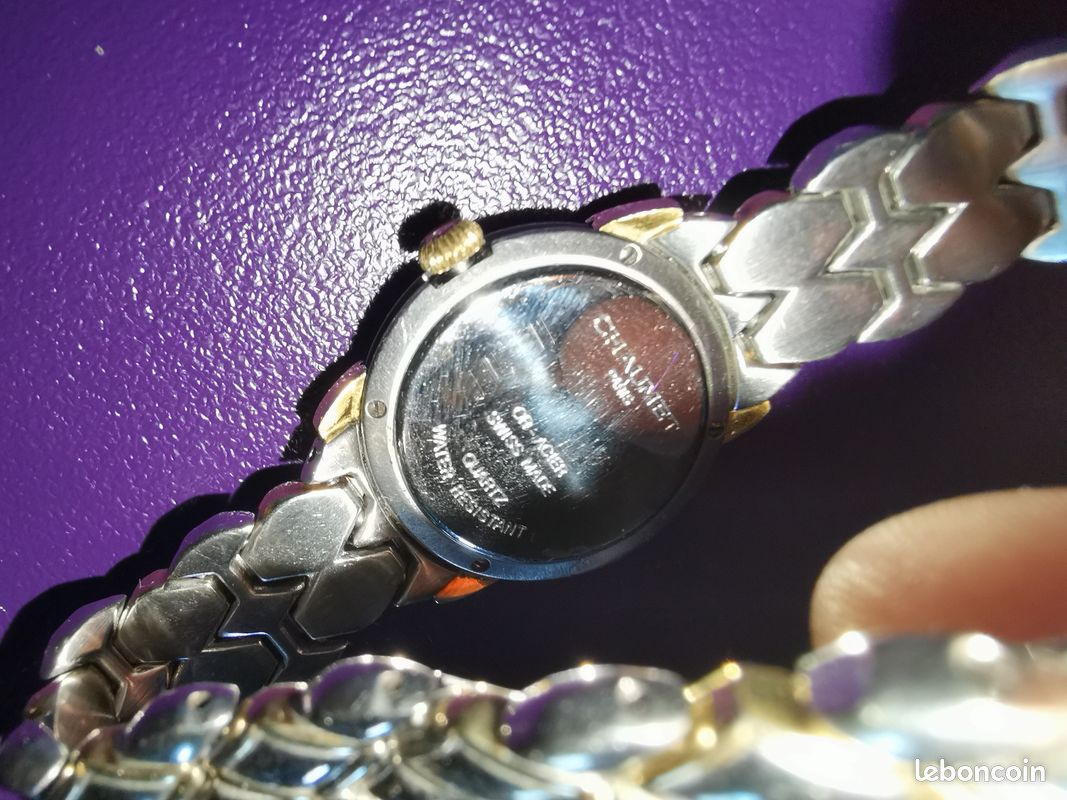 Montre CHAUMET or et acier diamants griffe Elysee (image 4)