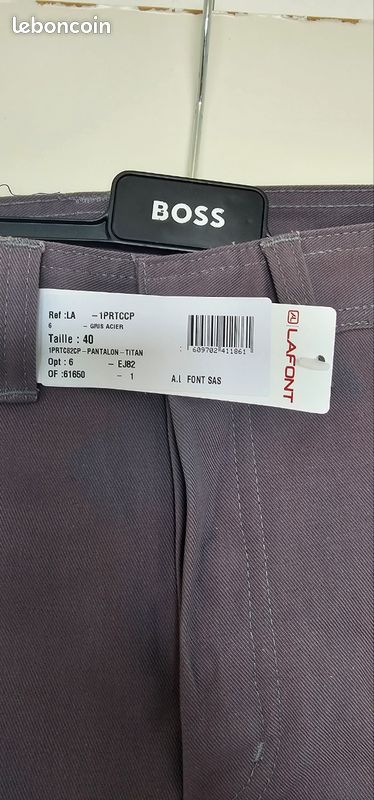 1 pantalon de travail Lafont neuf T 40 (image 2)