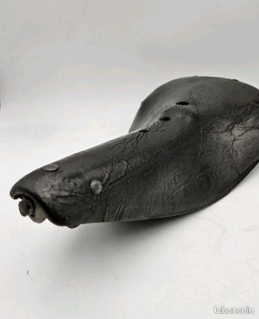 Selle Vélo Ancienne Henri Gauthier N°2 – Cuir, Pour Vélo De Course Vintage