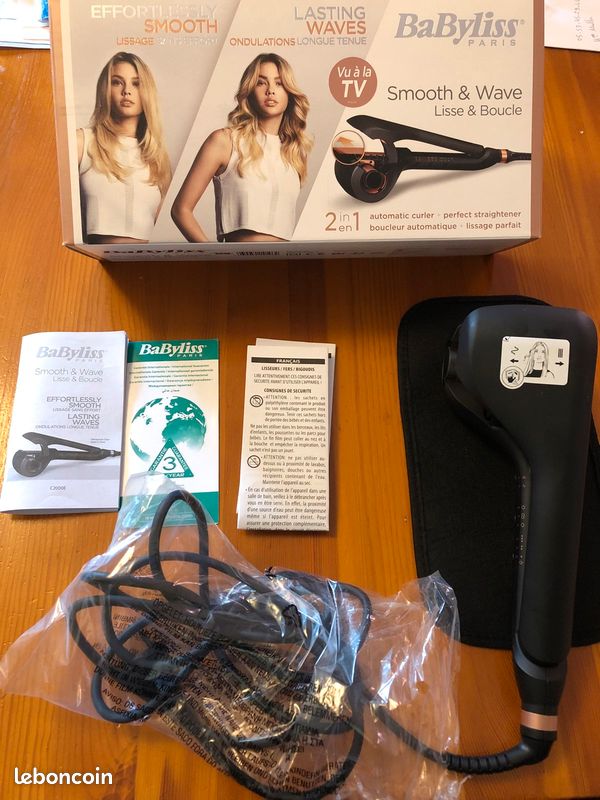 Lisseur boucleur Babyliss Smooth and Wave Neuf (image 1)