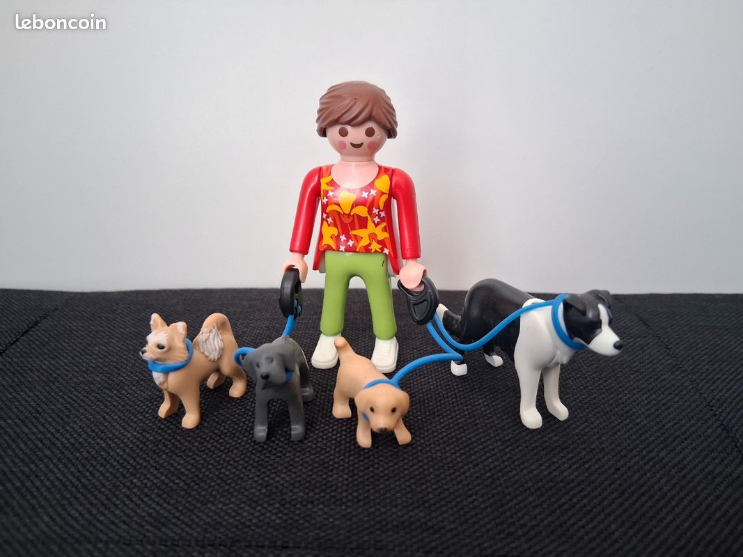 Figurines Playmobil éleveuse de chiens 5380 (image 1)