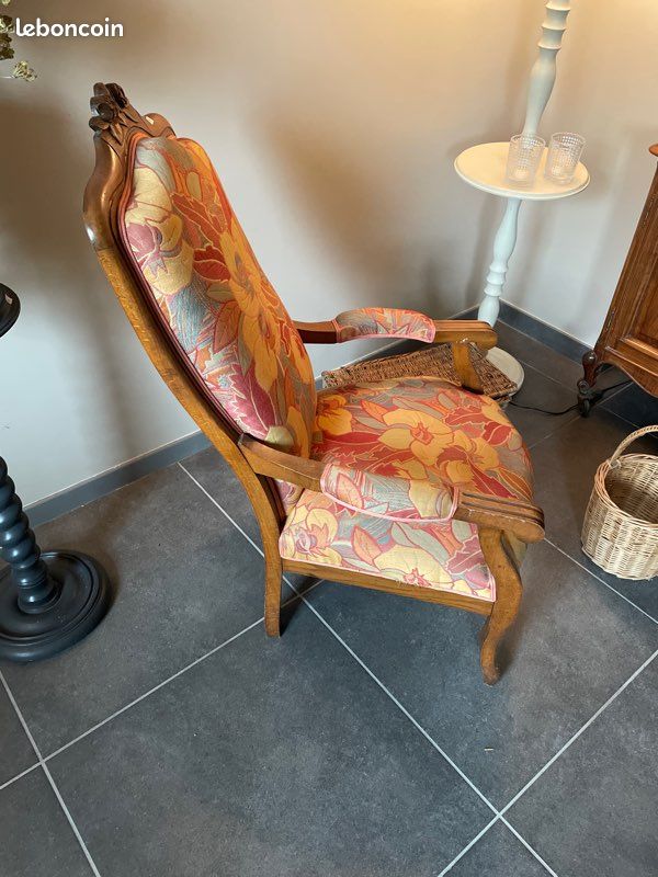 Fauteuil Voltaire ancien bel état (image 3)