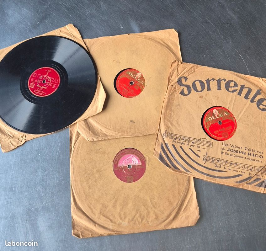 Disque 78 tours gramophone (image 1)