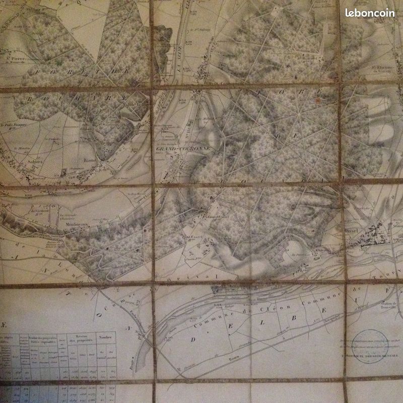 Carte geographique ancienne rouen (image 2)