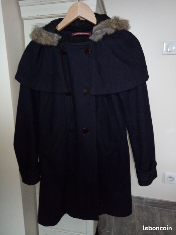 Manteau Long Comptoir Des Cotonniers Manteau Long à Capuche En