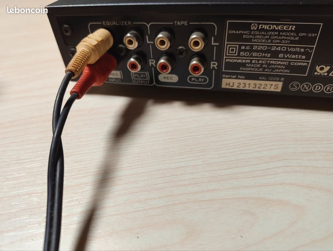 Égaliseur Pioneer SG-550 - Vintage Hi-Fi, Parfait État, Entrée/Sortie RCA