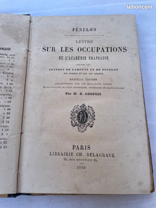 Fénelon - Sur les Occupations (image 3)