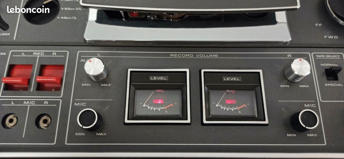 ANCIEN MAGNETOPHONE A Bande Sony Tc-366 Vintage 1970 Tape Corder S