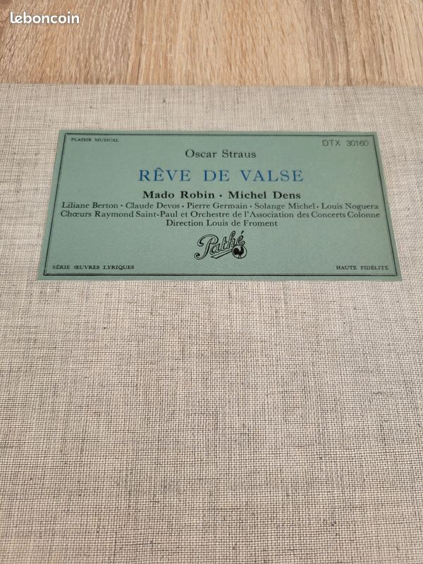 Vinyle Oscar Straus rêve de valse (image 2)