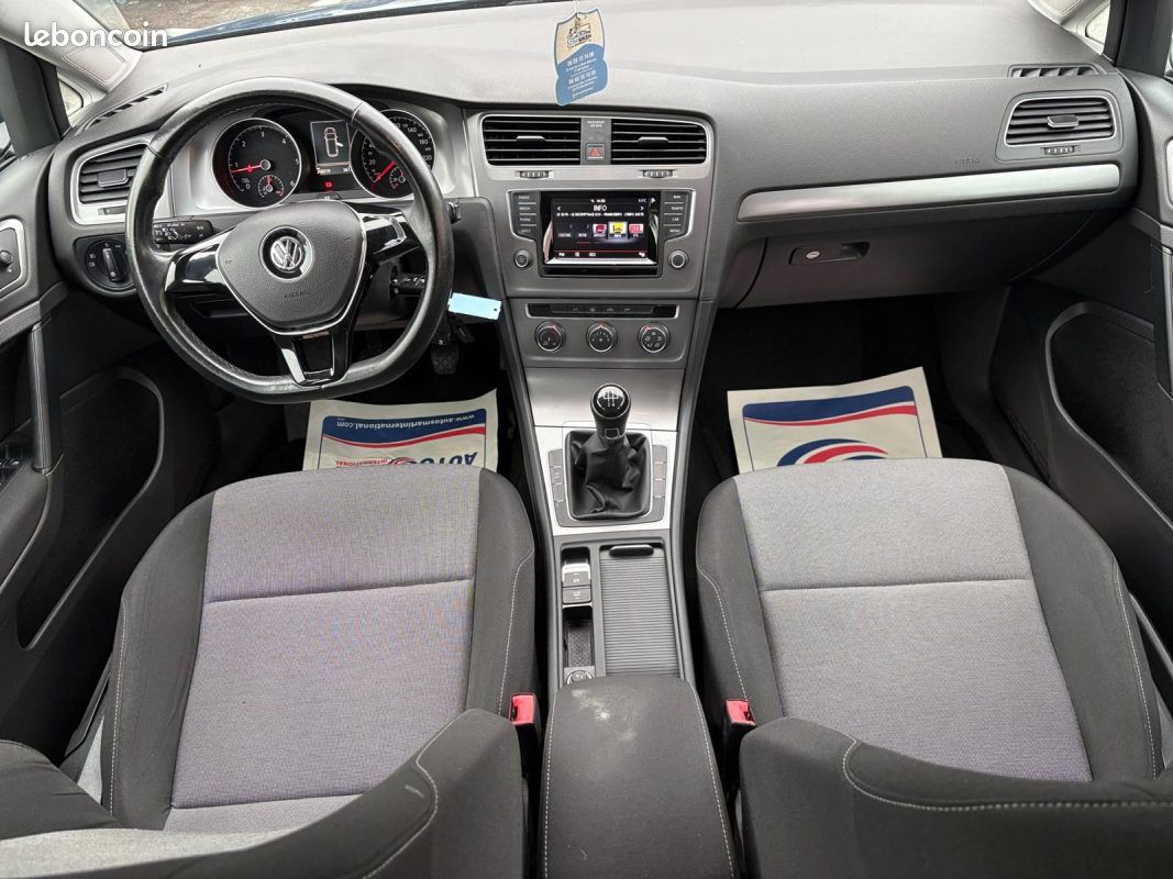 Volkswagen golf vii sw 1.6 tdi 105ch bluemotion technology fap confortline business 2014 (image 8)
