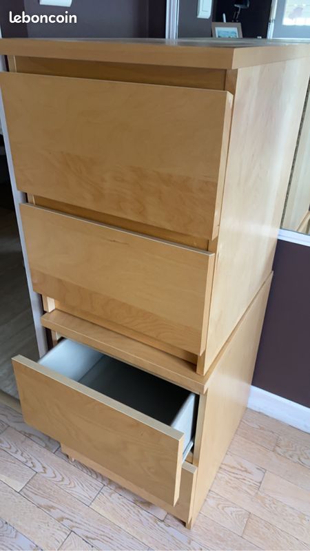 1 bureau + 1 commode + 3 meubles rangements (image 4)