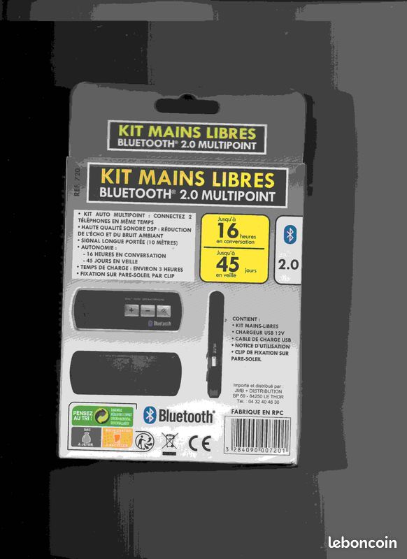 Kit Bluetooth voiture telephone (image 2)