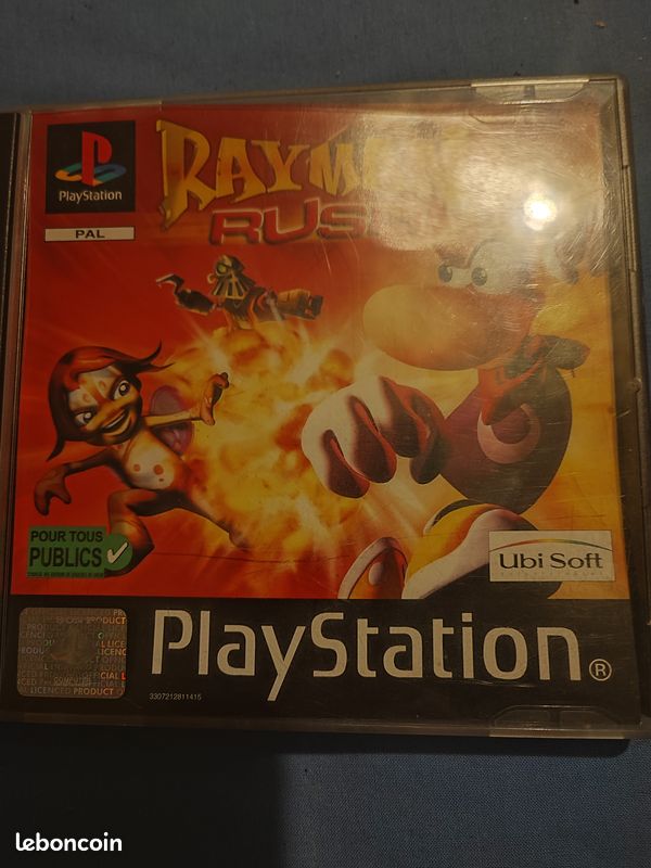 Jeu Rayman Rush PS1 - Complet En Bon état, Pour PlayStation 1 - Jeu Vidéo Rétro