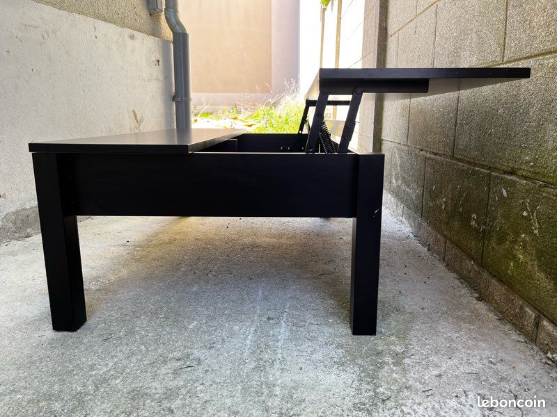 Table salon IKEA type östavall réglable extensible coffre tiroir (image 2)