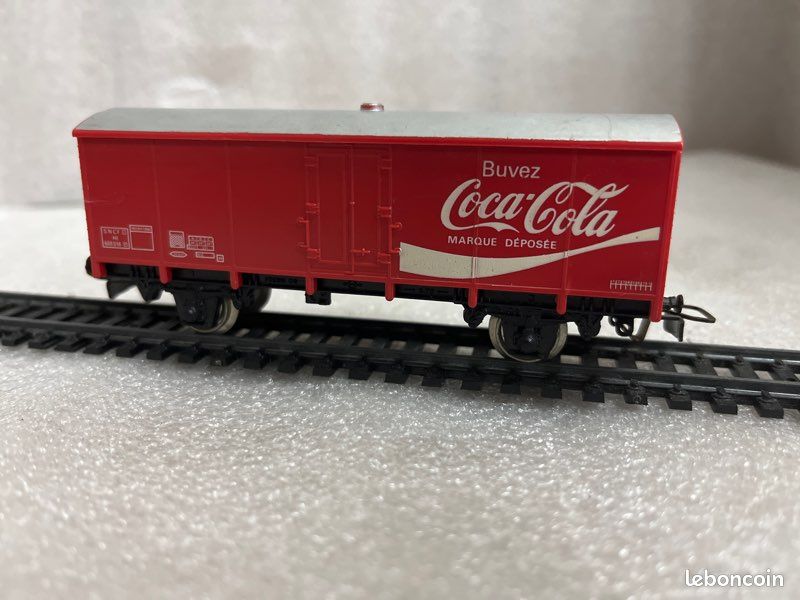 Jouef Coca-Cola SNCF Epoque III Echelle HO Wagon Frigorifique - Rouge (6265) | Achetez sur