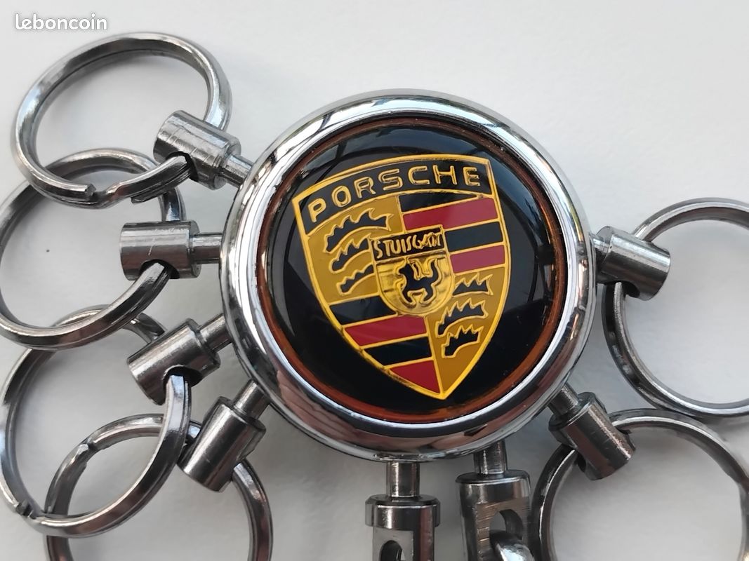 Pin's Vintage émail Porsche Stuttgart - Bouton Collection Automobile, Occasion