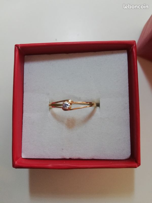 Bague Vintage En Or Citrine Et Diamants