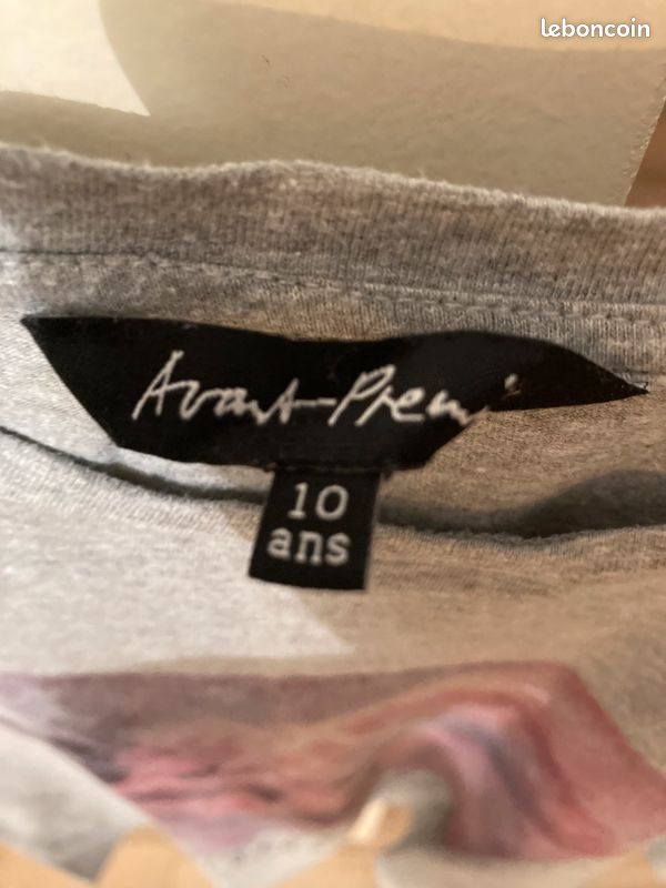Tee-shirt manches longues galeries Lafayette 10 ans (image 2)