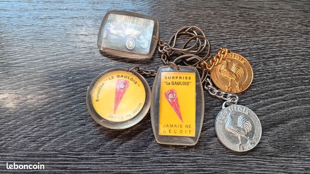 Lot de Porte clés " Le Gaulois " - Collection Vintage (image 1)