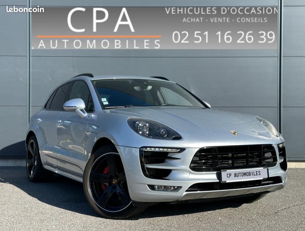 Porsche Macan TURBO 3.6 V6 400 CH PACK CARBONE ECHAP SPORT / BOITE DE TRANSFERT OK REVISION POUR ... (image 1)
