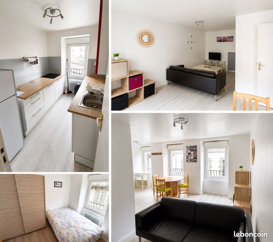 Appartement 2 pièces 40 m² · à Saint-Brieuc · 40 m² · 498 €