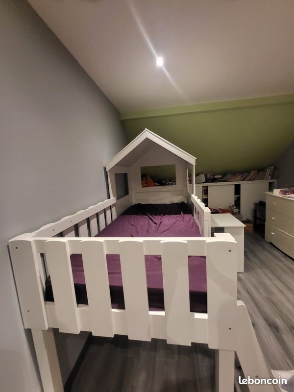 Lit princesse avec bureau (image 6)